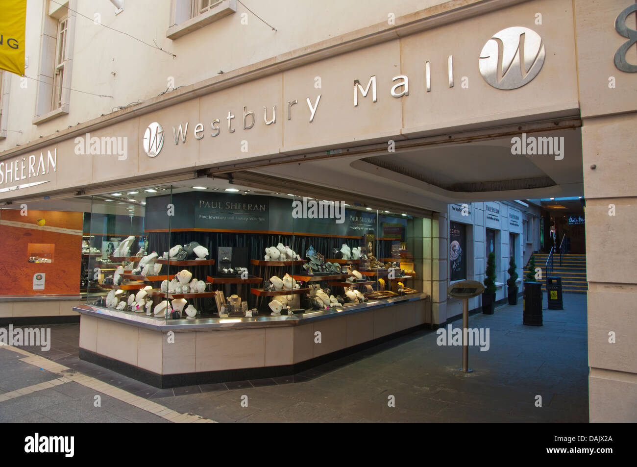 Westbury mall upmarket shopping centre near Grafton street central