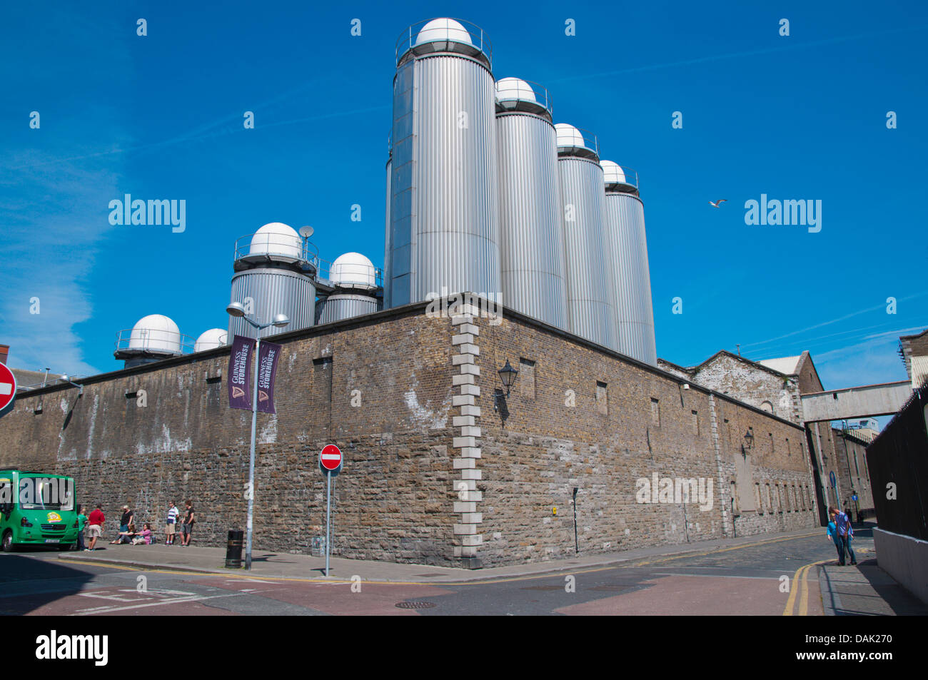St James Gate factory and Guinness Storehouse Dublin Ireland Europe Stock Photo