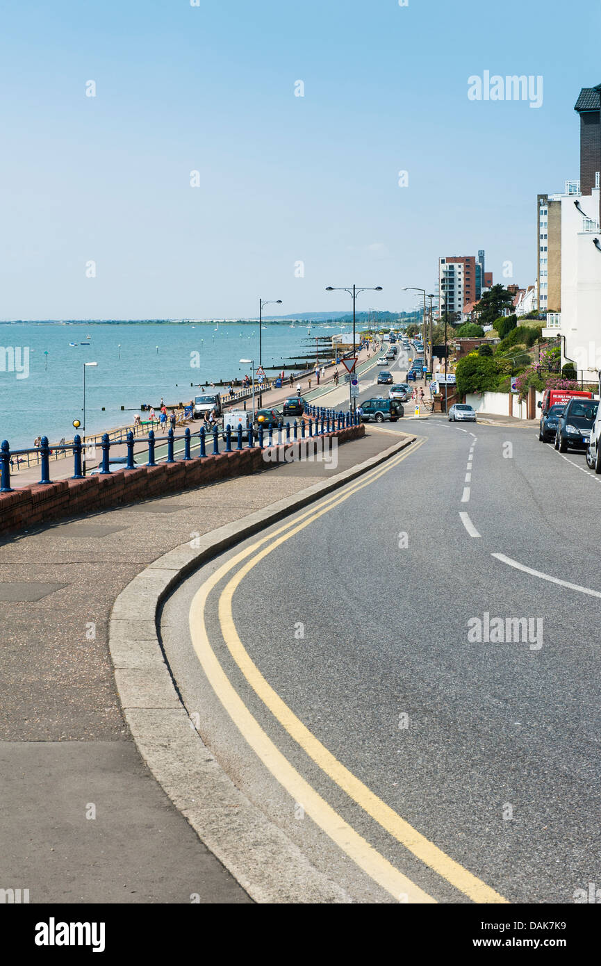 Promenade and seafront at Southend on sea. Stock Photo