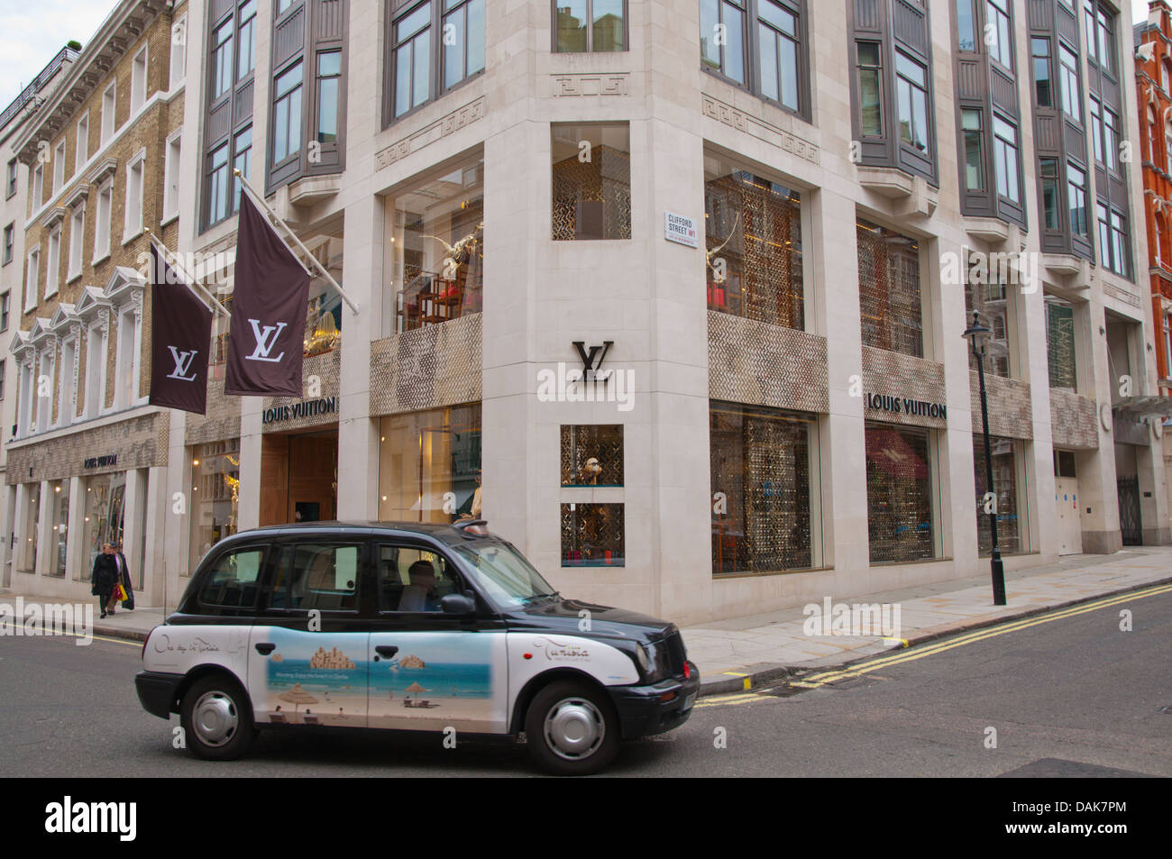 Front facade of Louis Vuitton Flagship store in New Bond Street, London  Stock Photo - Alamy