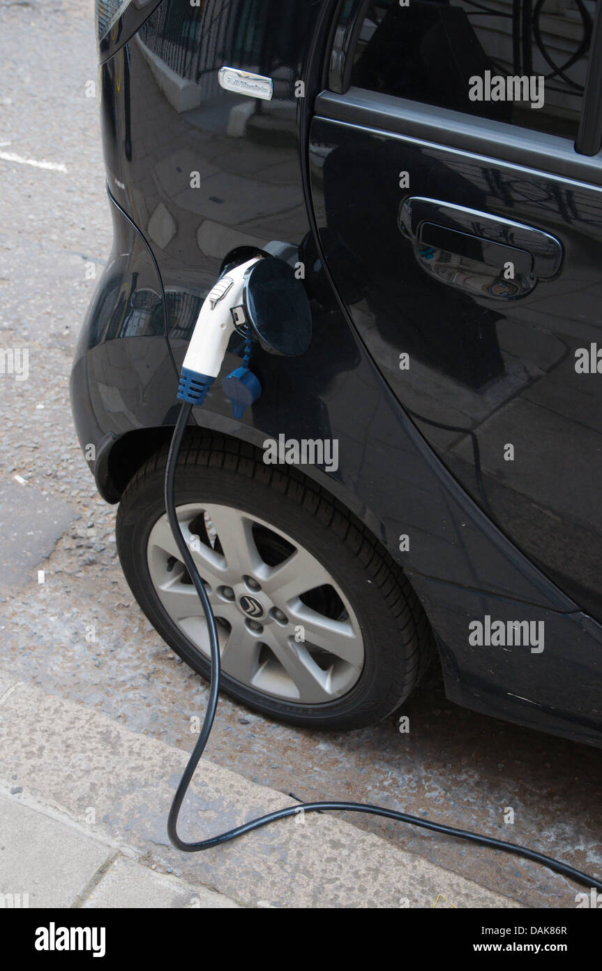 Electric car charging station or charging point Marylebone central