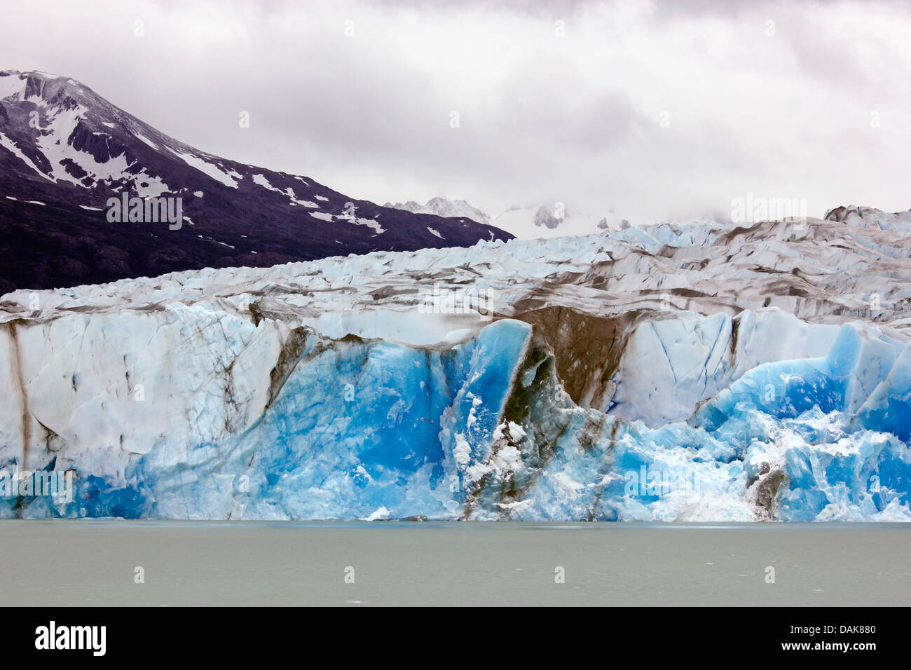 glacier Viedma and Lago Viedma, Argentina, Patagonia, Andes, Los Glaciares National Park Stock Photo