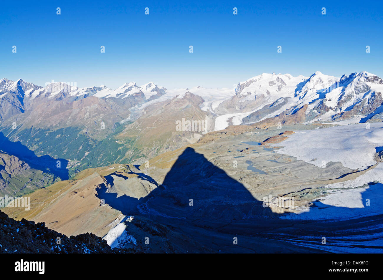 Monte Rosa Massif Europe _ A Guide to the Tour of Monte Rosa: The 104 ...