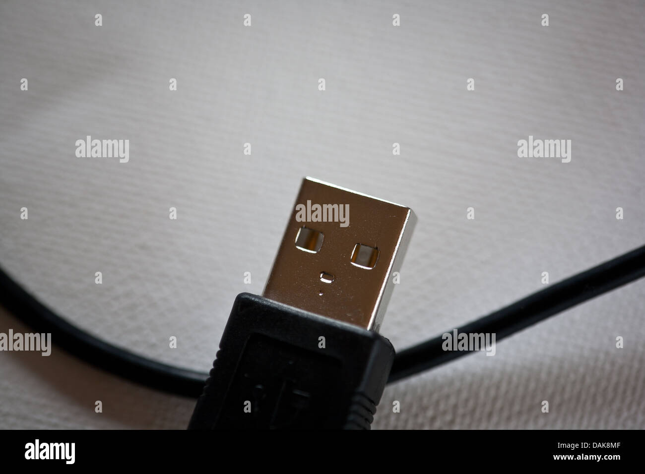 The face of an USB 1 contact Stock Photo