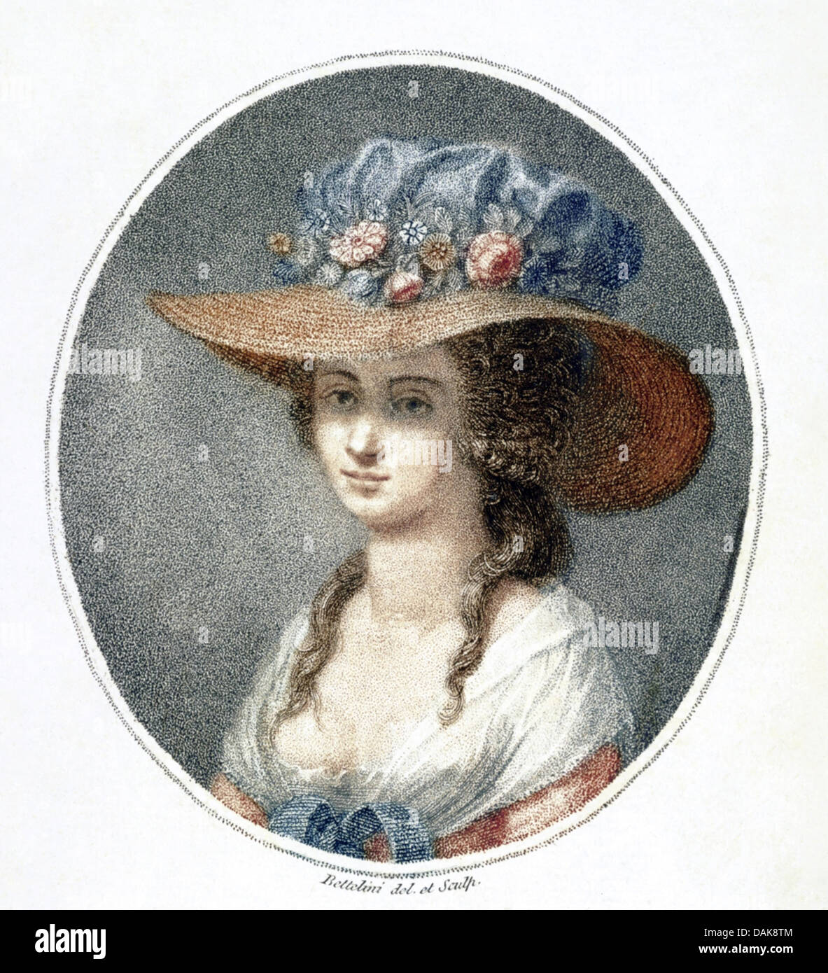 NANCY STORACE (1765-1817) English operatic soprano about 1788 Stock Photo