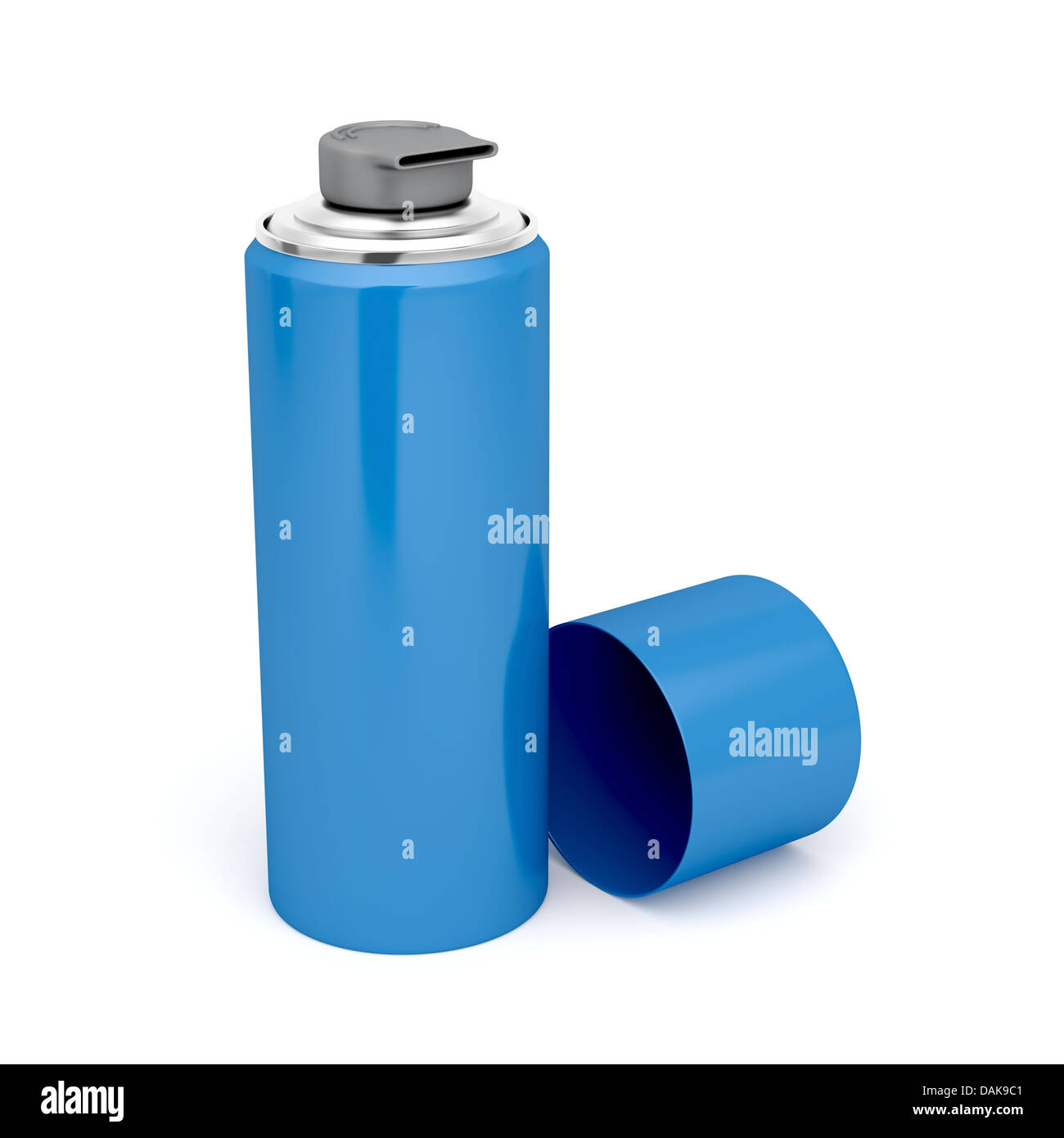 Shaving foam bottle on white background Stock Photo Alamy