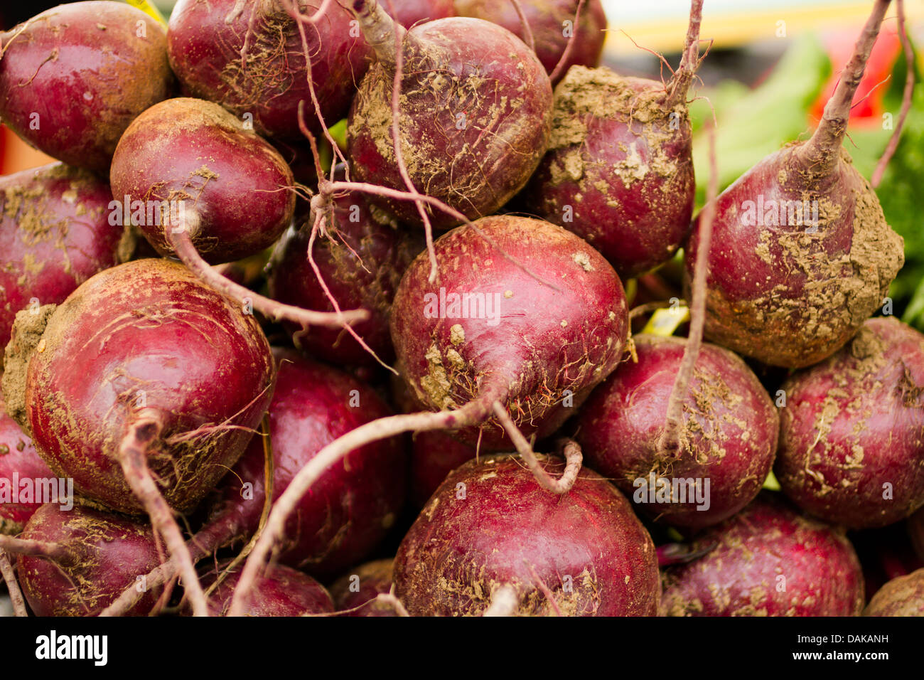 Fresh produce at the local farmer's market Stock Photo - Alamy