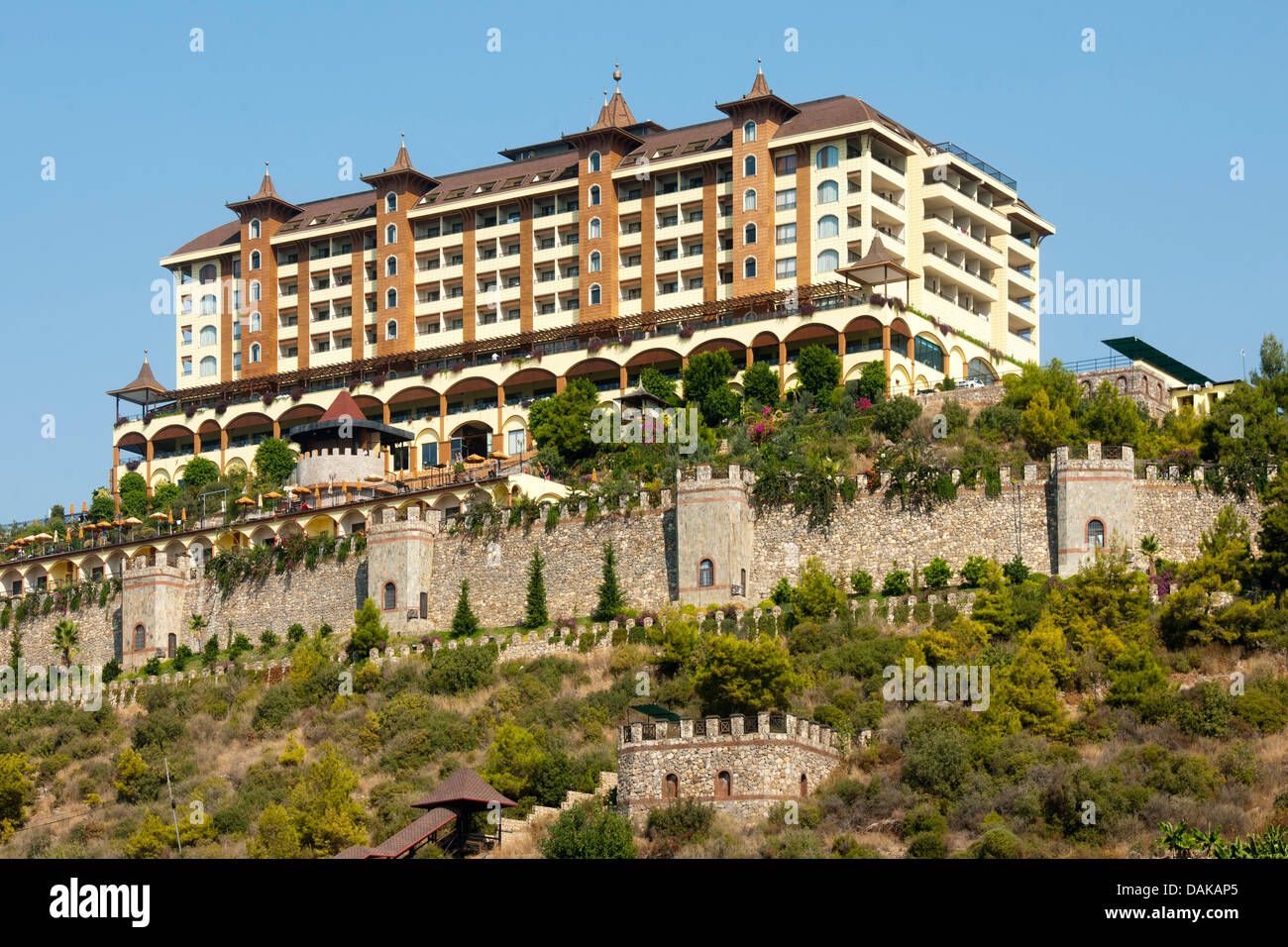Türkei, Provinz Antalya, Alanya, Hotel Utopia World Stock Photo - Alamy