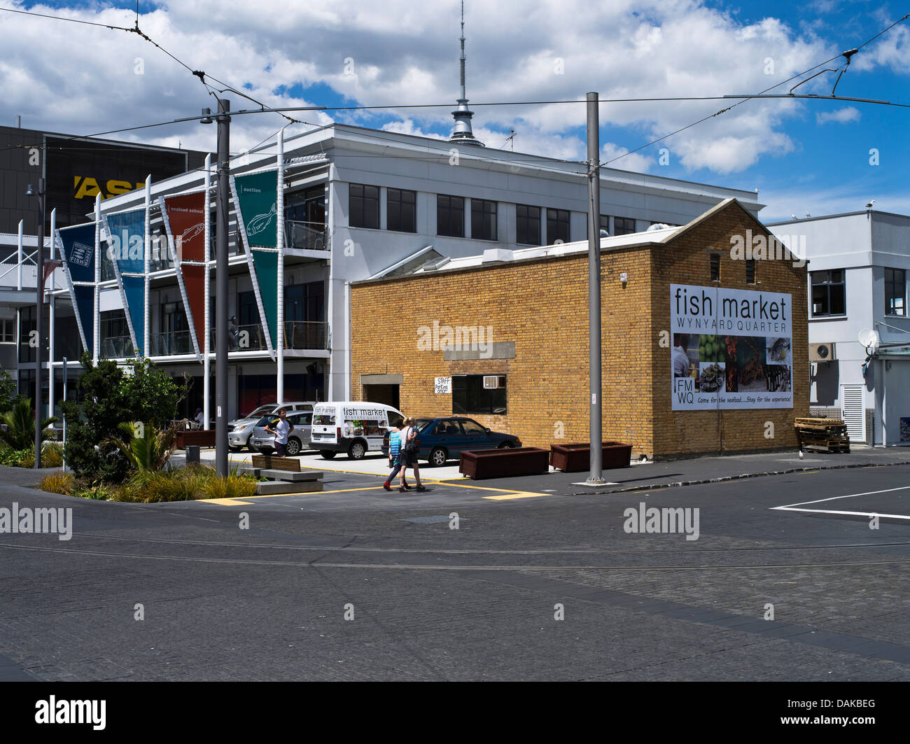 dh Wynyard Quarter AUCKLAND NEW ZEALAND Fish Market building Stock