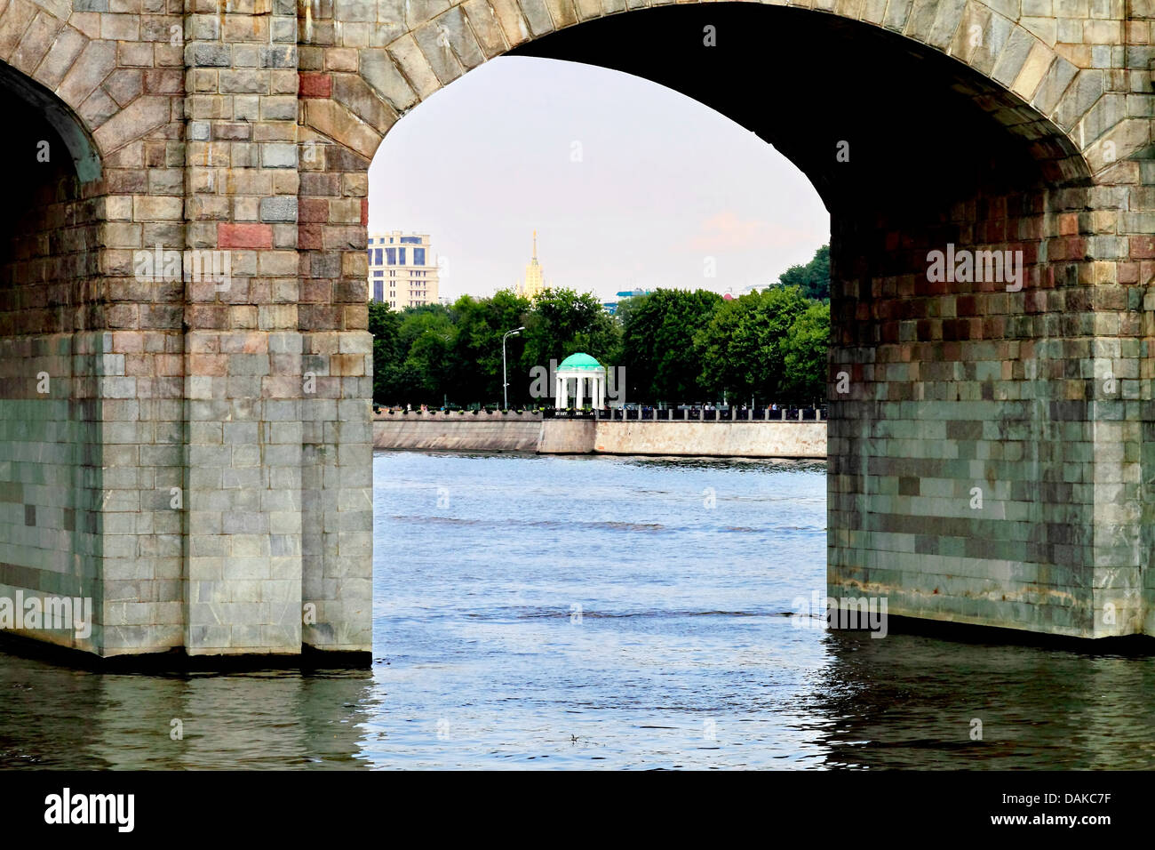 Moscow bridges Stock Photo