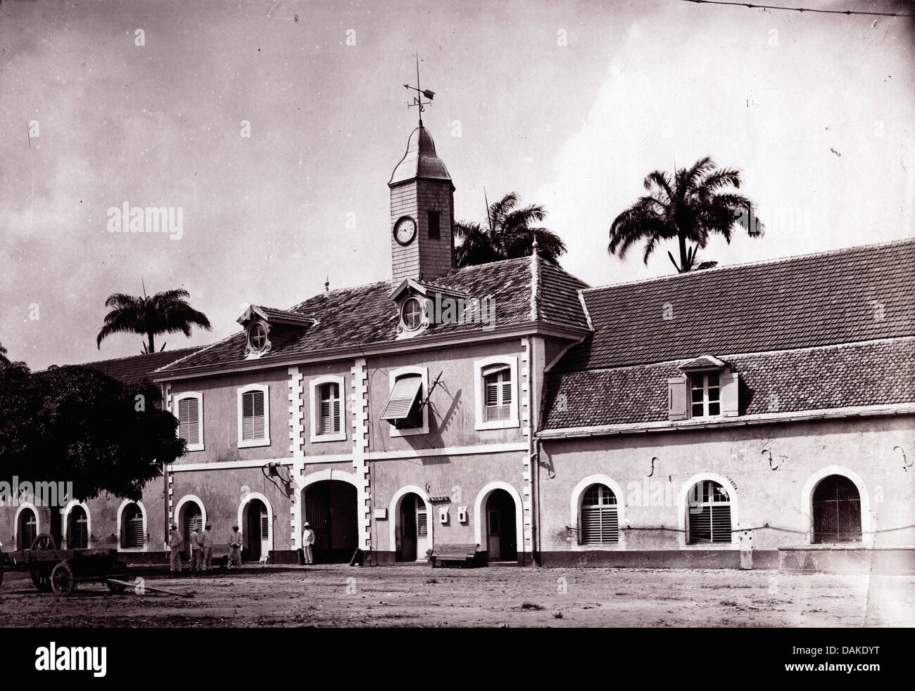 Government Building, Fort de France, Martinique, ca 1900 Stock Photo