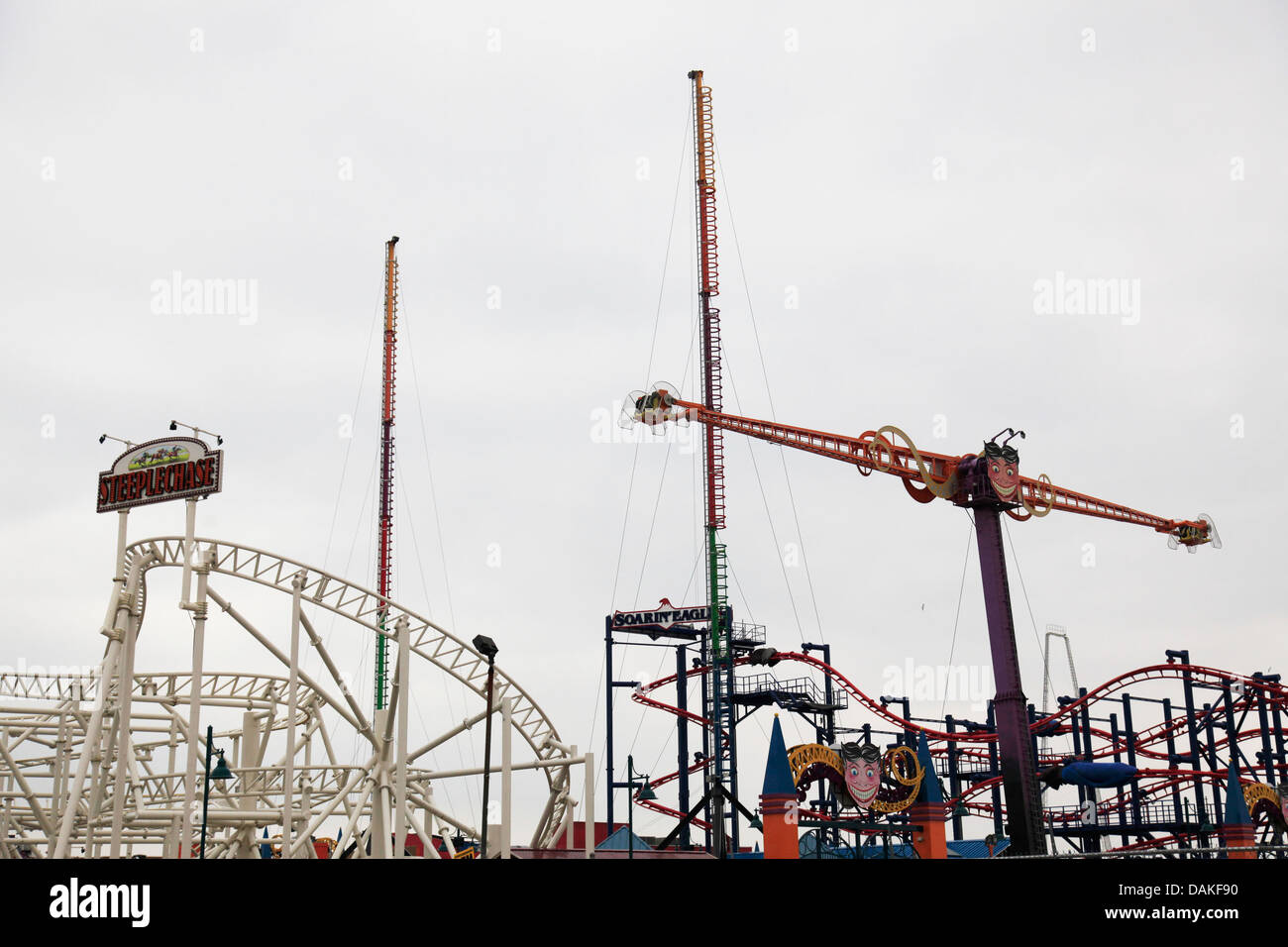 Luna park coney island ride hi-res stock photography and images - Alamy