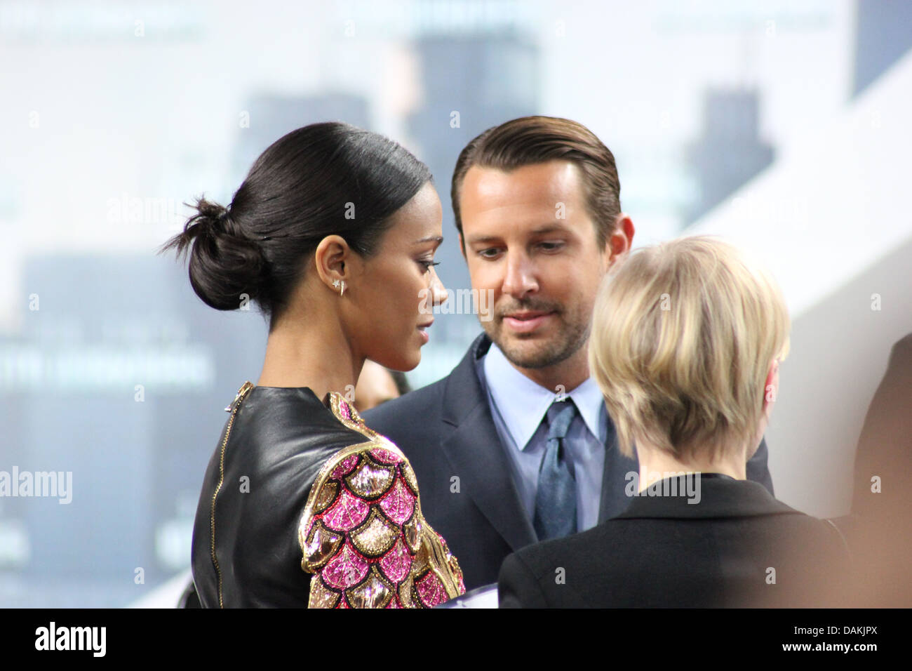 Zoe Saldana - Germany premiere of 'Star Trek Into Darkness' at CineStar