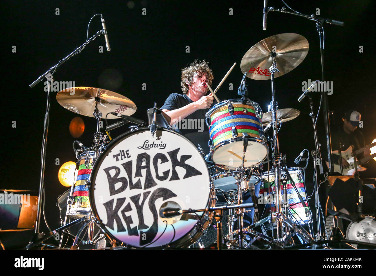The Black Keys live in the US in 2013 Stock Photo