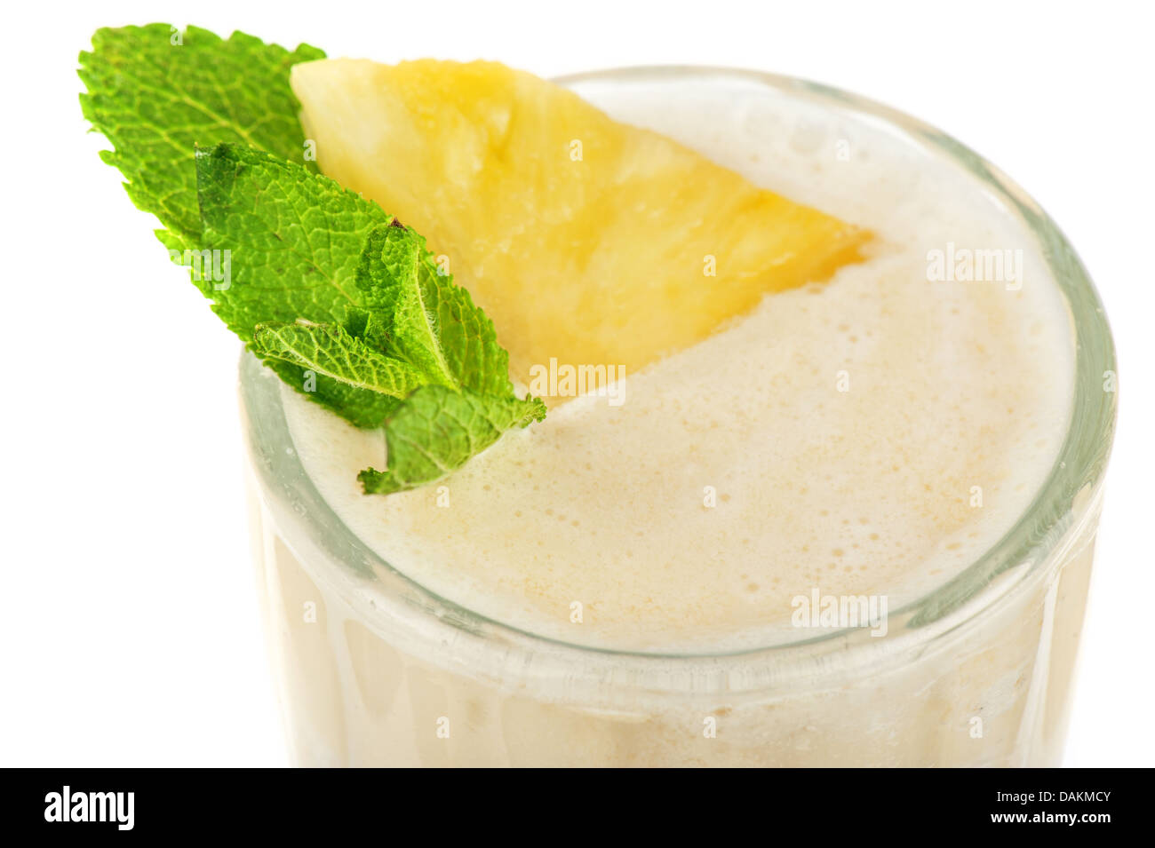 pineapple milk cocktail Stock Photo Alamy