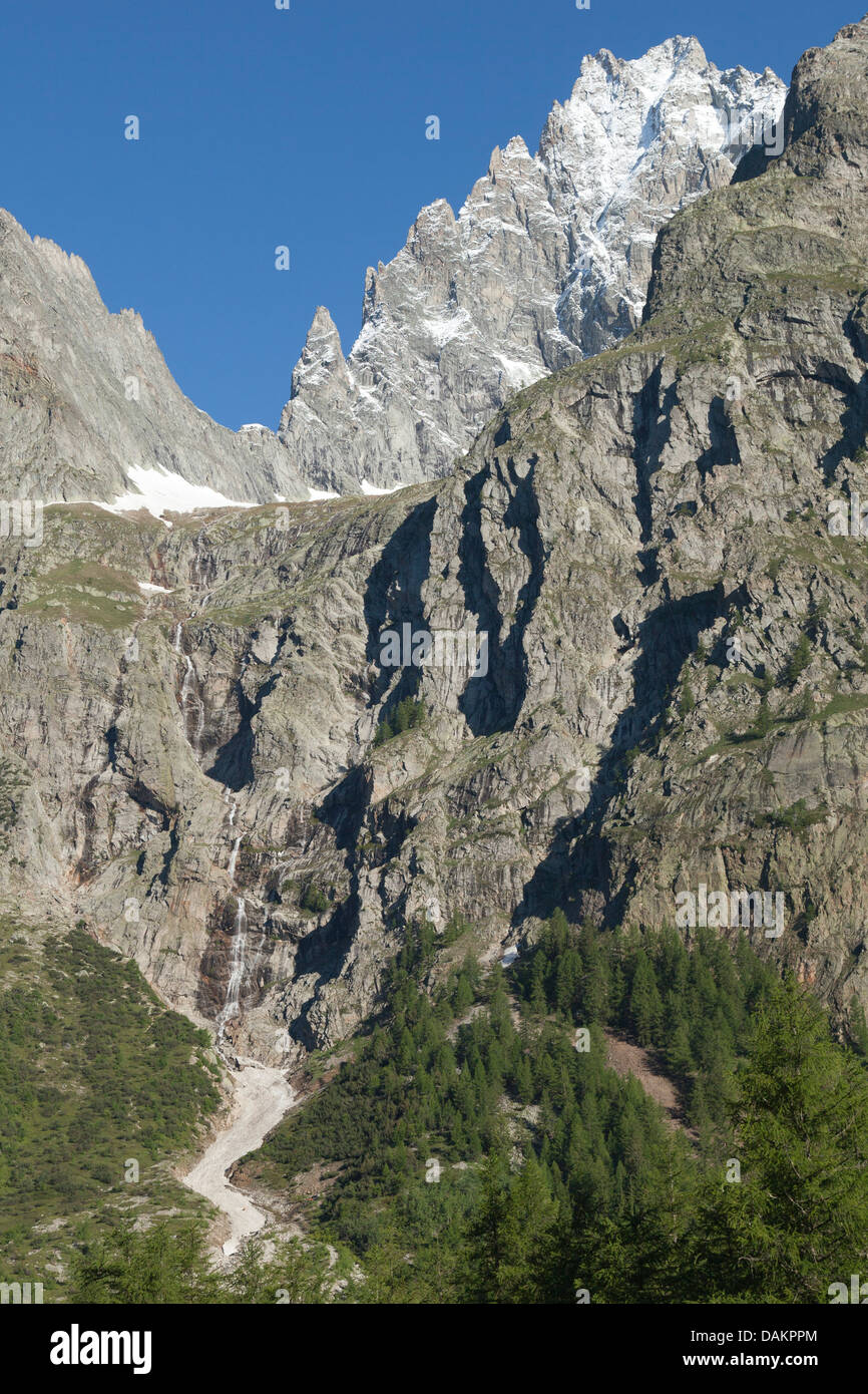 Aiguille Noire, Val Veny Stock Photo Alamy