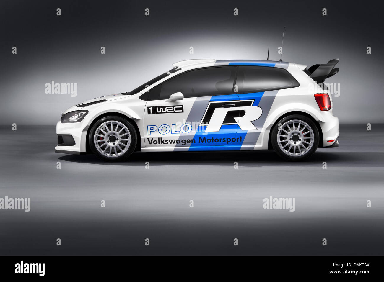 An undated VW handout picture shows the new rallye car Polo R WRC of Volkswagen Motorsport. German automobile manufacturer Volkswagen enters the rallye world championship. From 2013 onwards the Polo R...