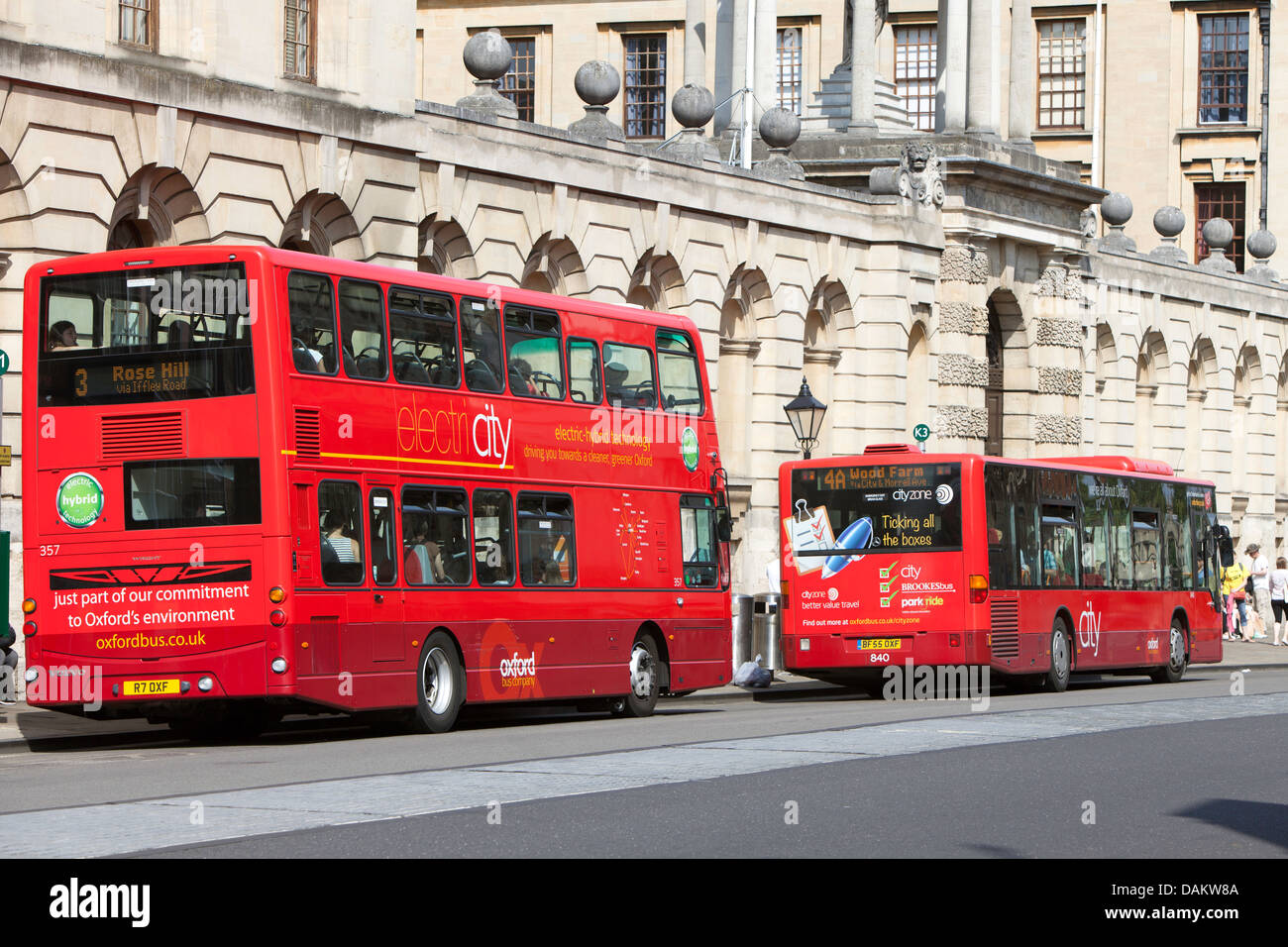 The extensive public transport system in Oxford, Oxfordshire, England, UK Stock Photo Alamy