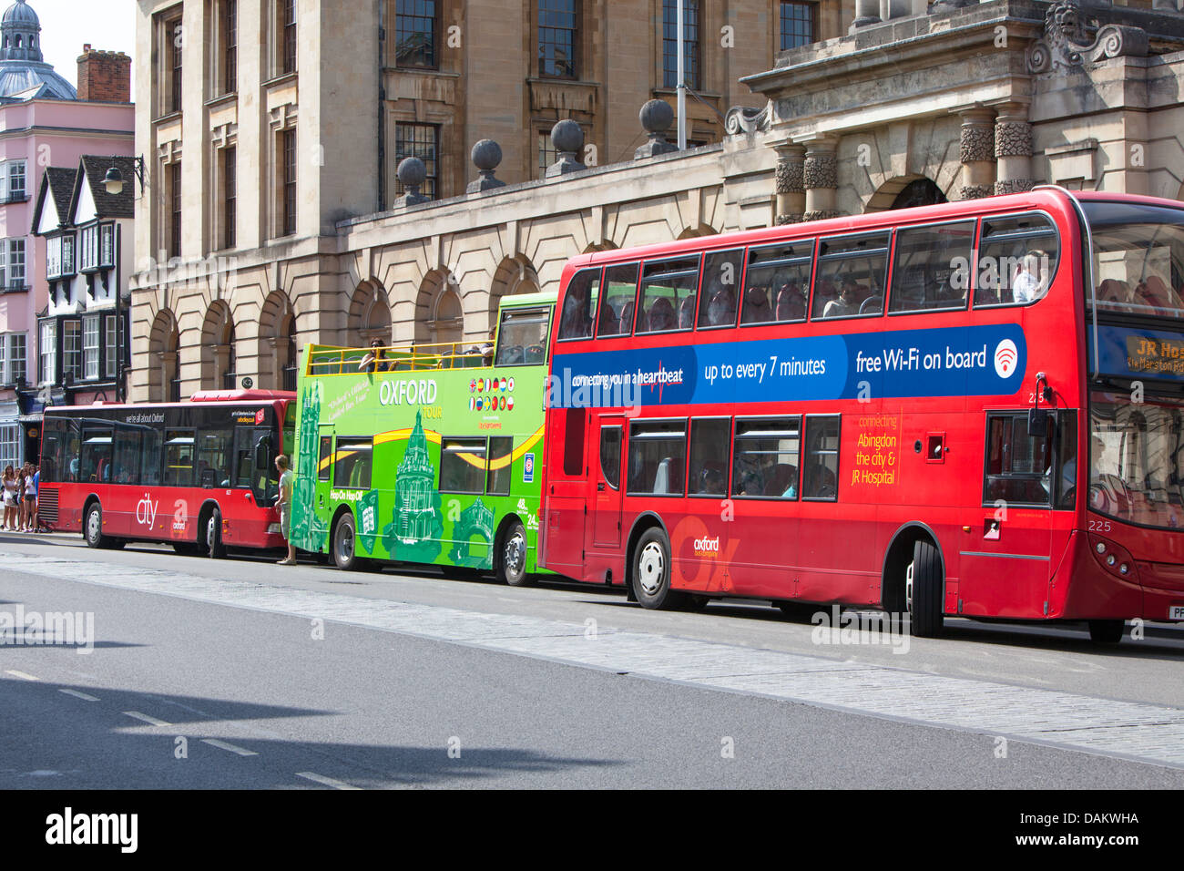 The extensive public transport system in Oxford, Oxfordshire, England, UK Stock Photo Alamy