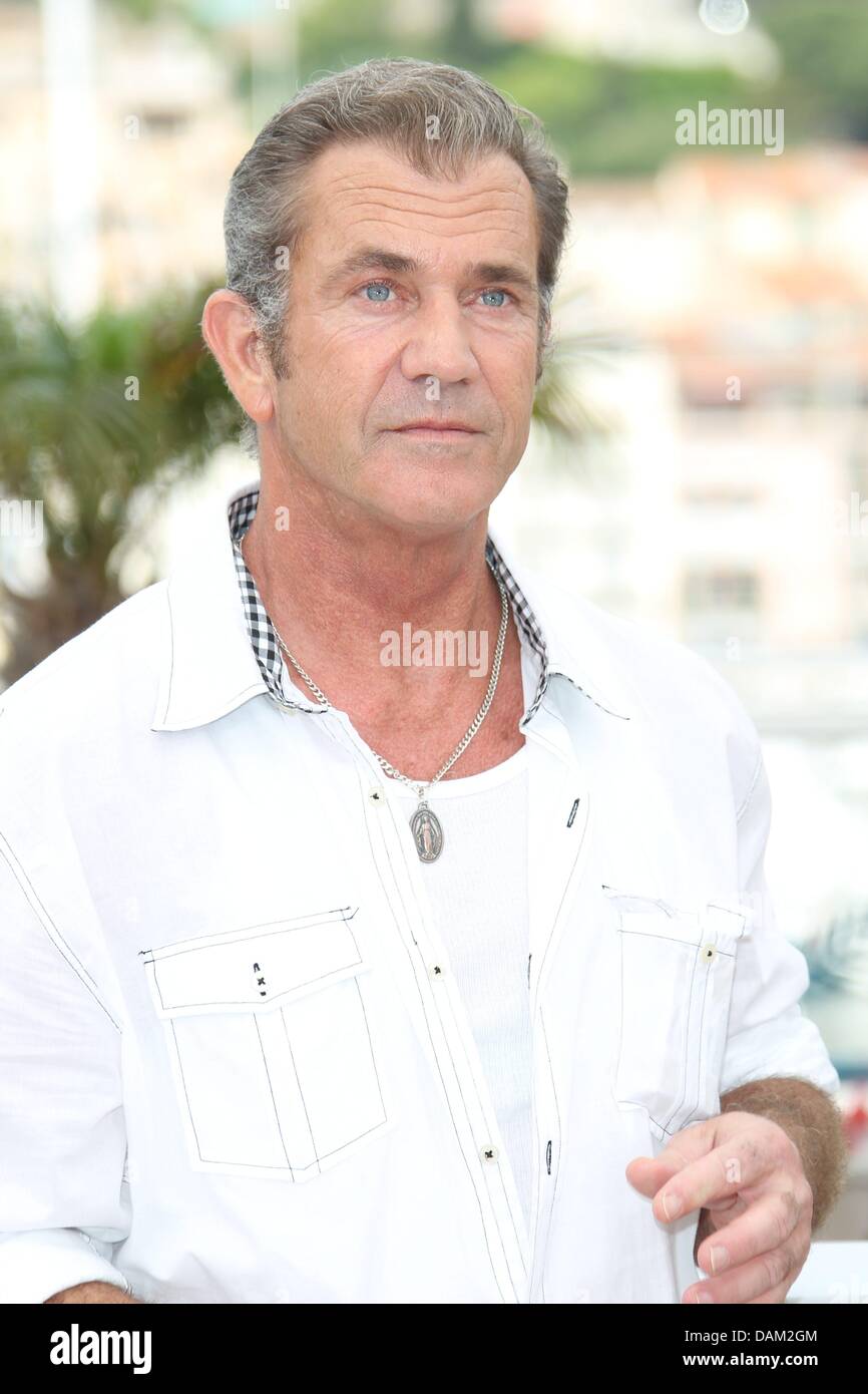 US actor Mel Gibson attends the photocall for the movie The