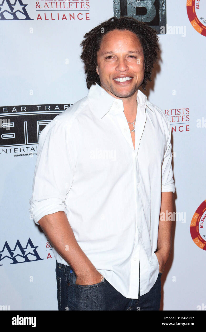 Los Angeles, California, USA. 16th July, 2013. Cobi Jones attends 8th