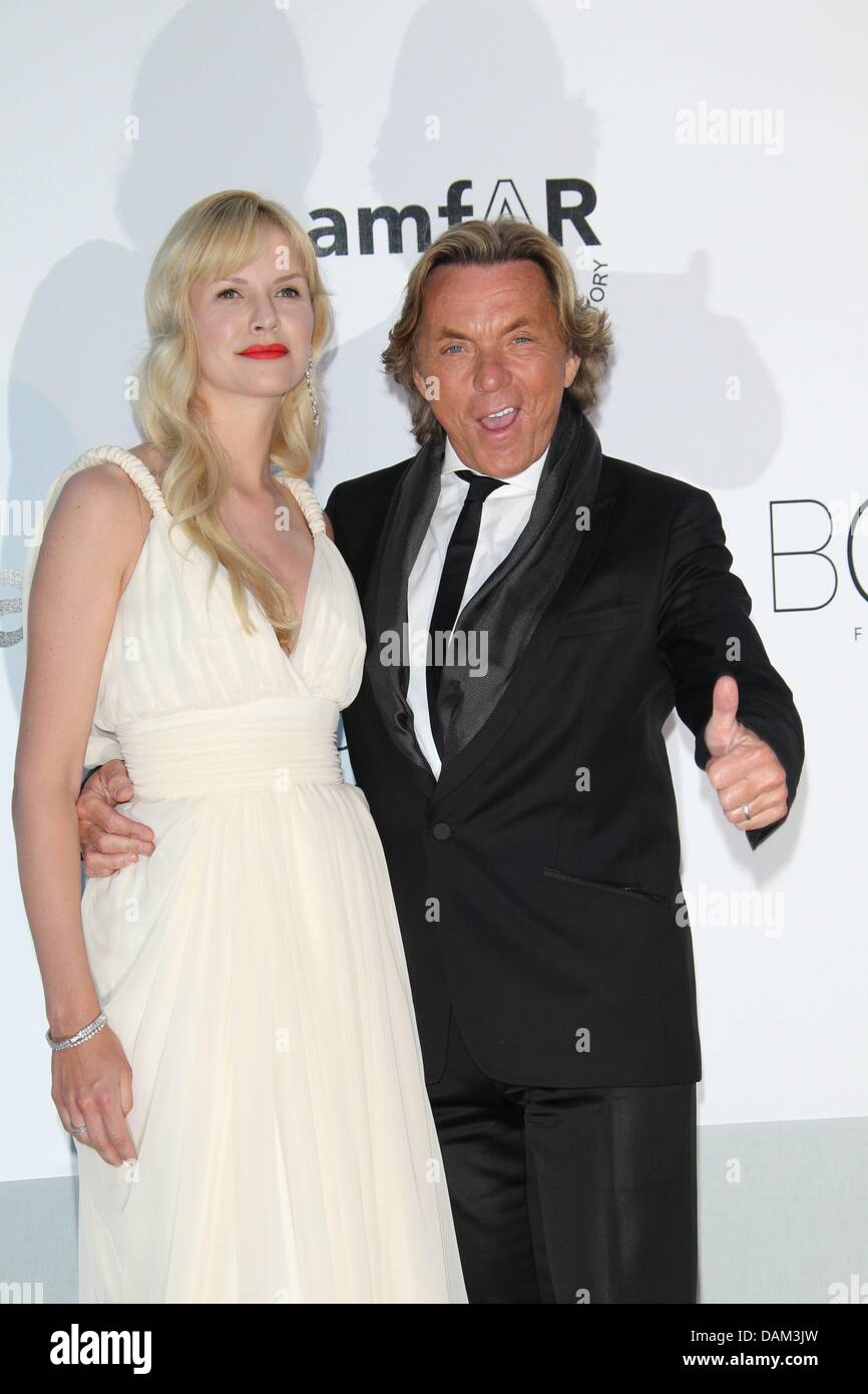 Fashion designer Otto Kern and his wife Naomi Valeska attend the Cinema