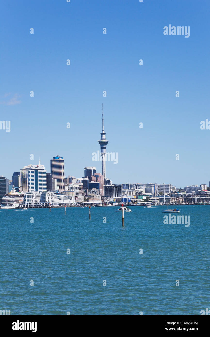 New Zealand, View of Sky tower at Auckland Stock Photo - Alamy