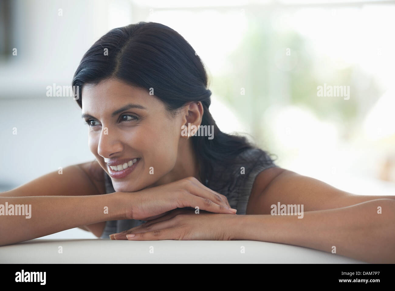 Resting chin on hand hires stock photography and images Alamy