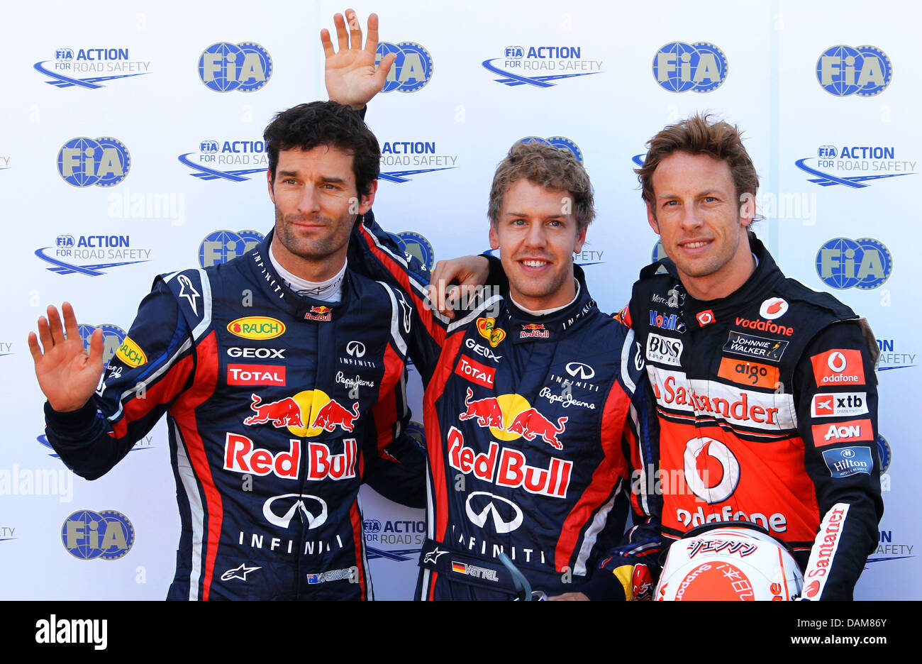 Sebastian vettel jenson button hi-res stock photography and images - Alamy