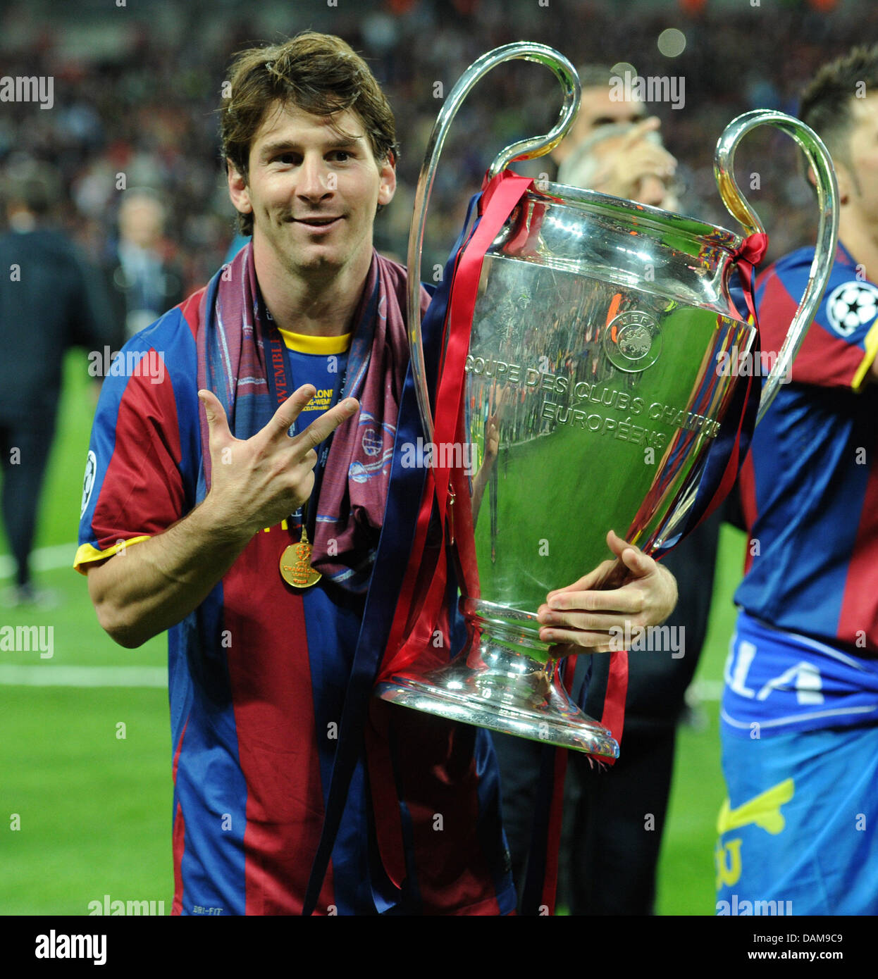 Lionel Messi Champions League Trophy