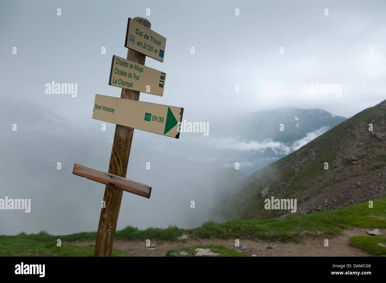 Col de Tricot Stock Photo