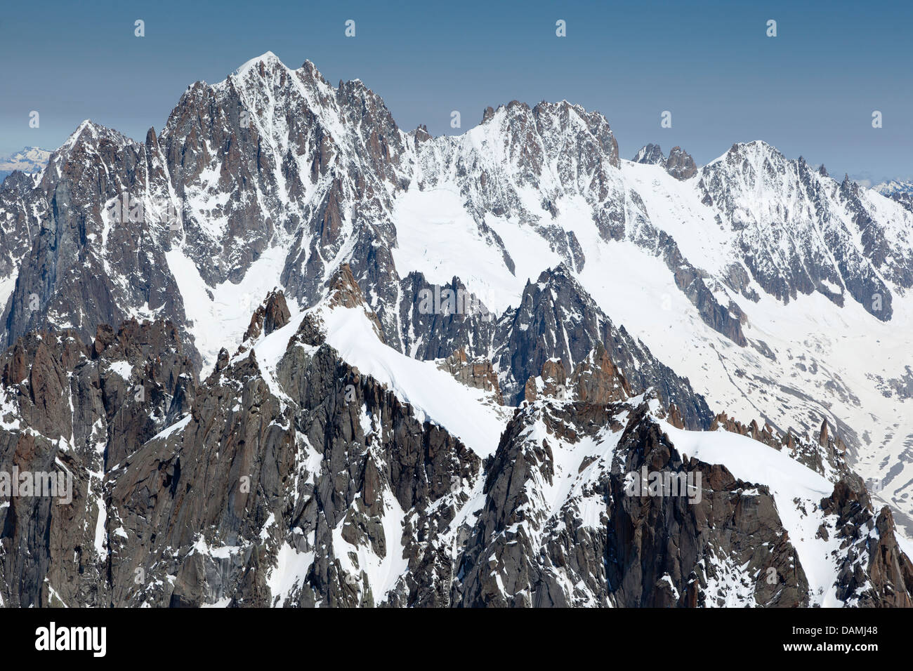 View from Aiguille du Midi Stock Photo - Alamy