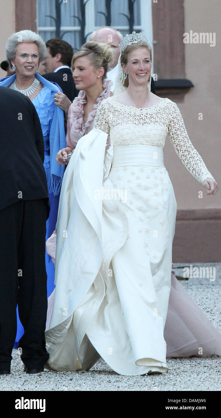 Princess Nathalie of SaynWittgensteinBerleburg arrives for her