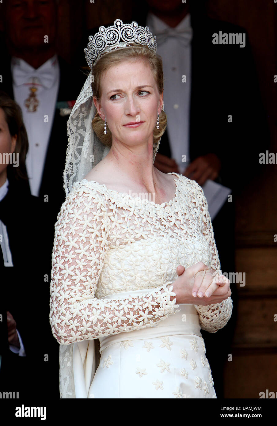 Princess Nathalie of SaynWittgensteinBerleburg arrives for her