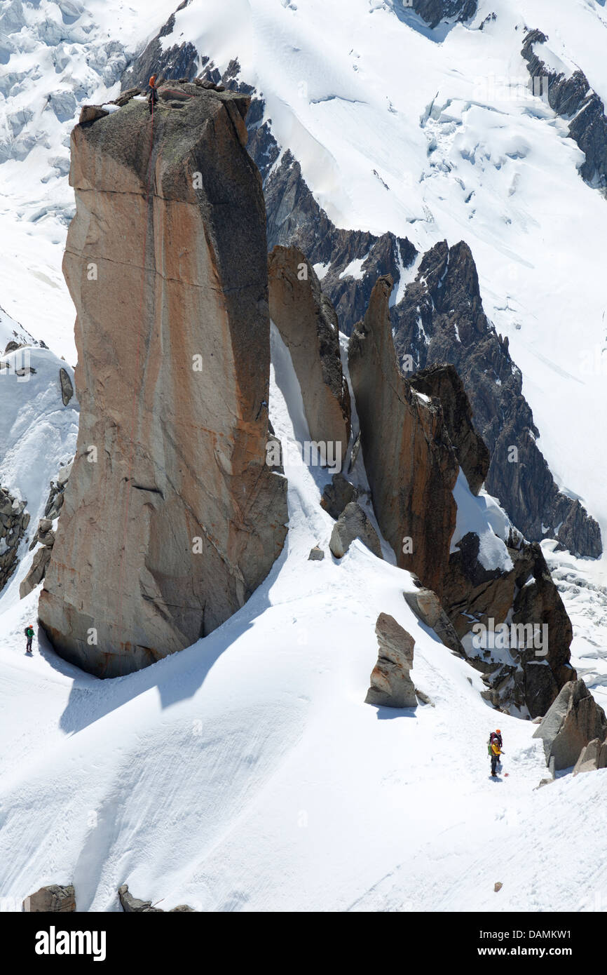 View from Aiguille du Midi Stock Photo - Alamy