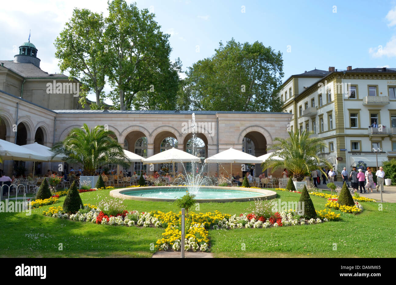 Bad Kissingen, Bavaria, spa, Regentenbau, Germany Royal House of Wittelsbach Stock Photo