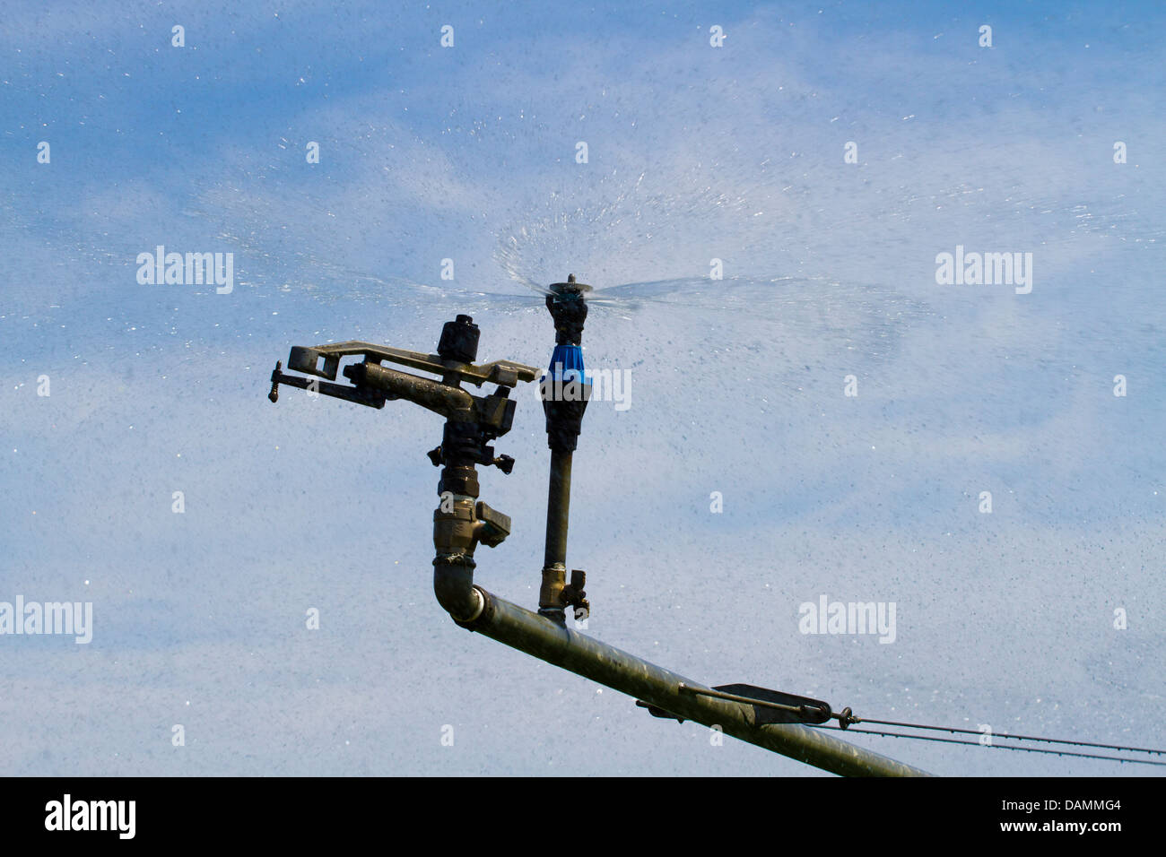 Centerpivot irrigation also called waterwheel and circle irrigation