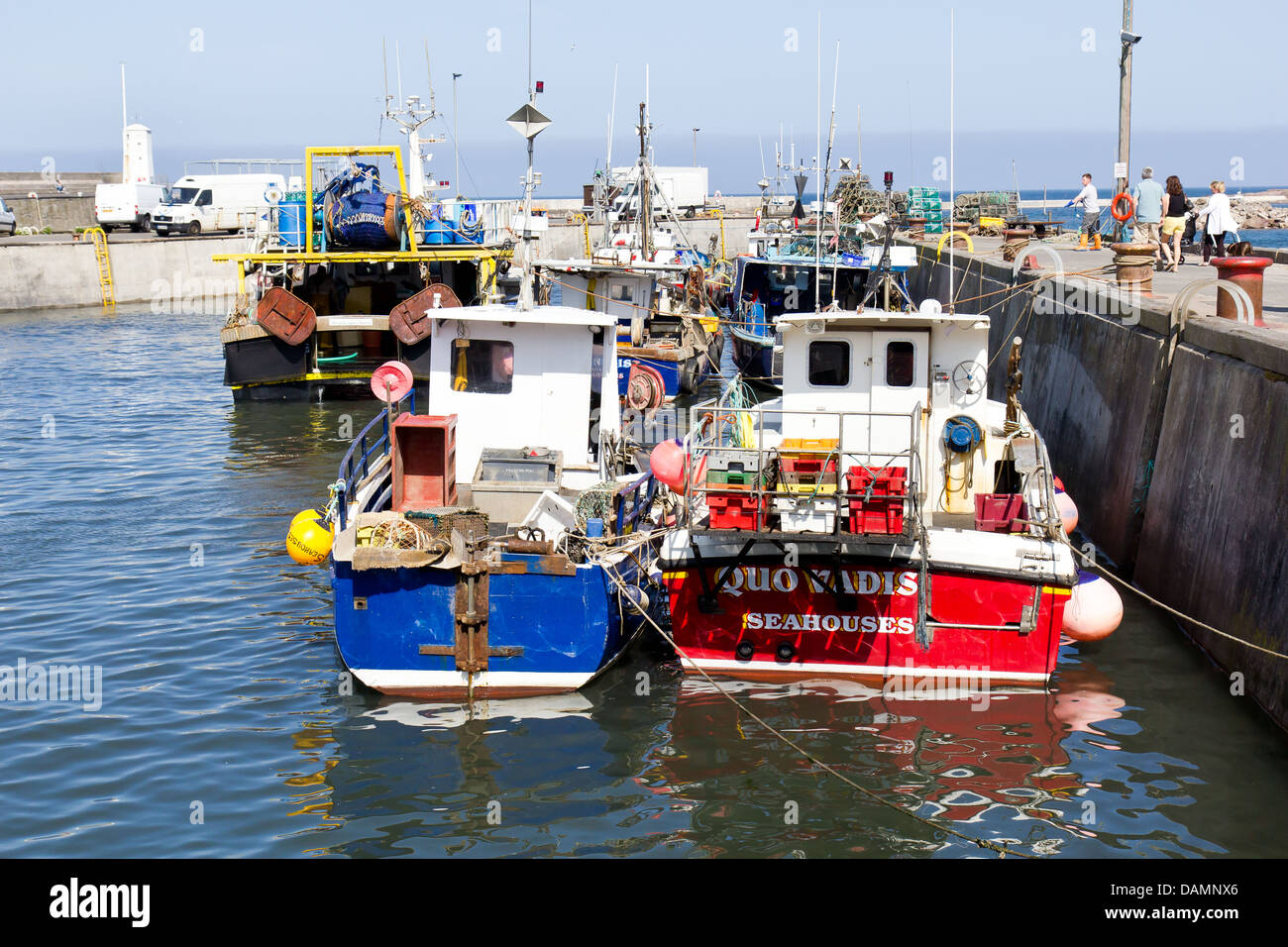 Seahouses fishing boats hires stock photography and images Alamy