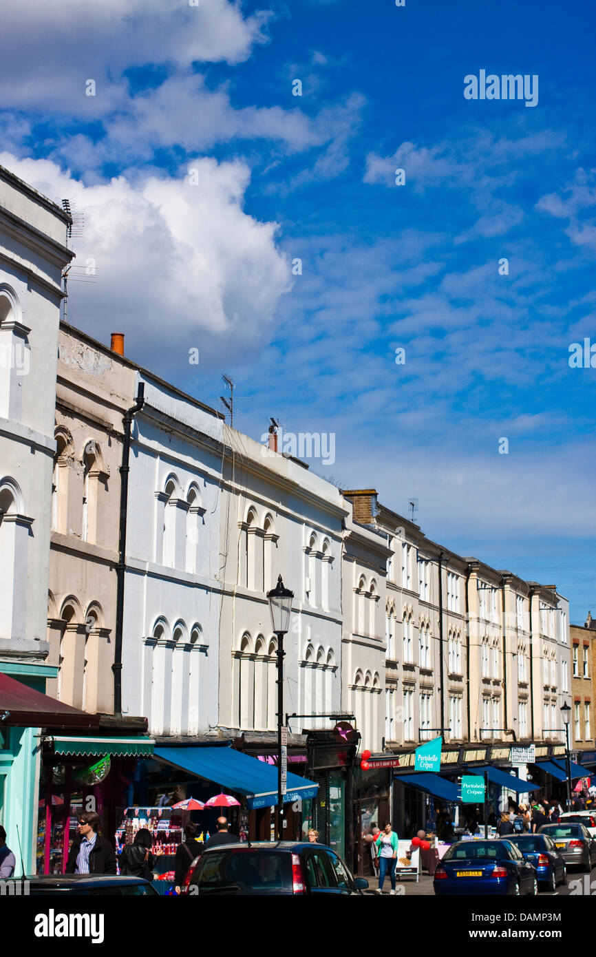 Portobello road shops in Notting Hill, London Stock Photo Alamy