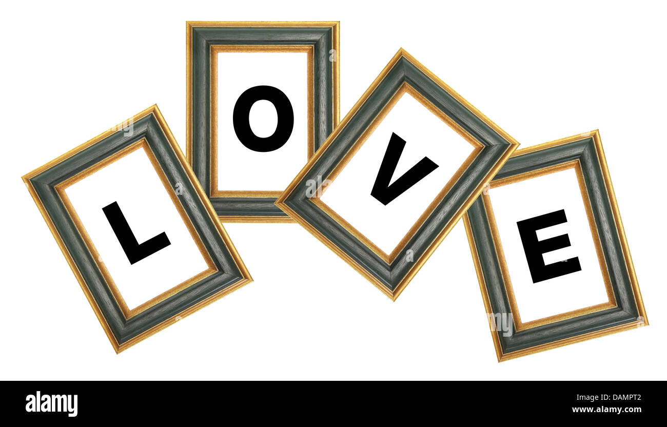 Love Photo Frames Stock Photo Alamy