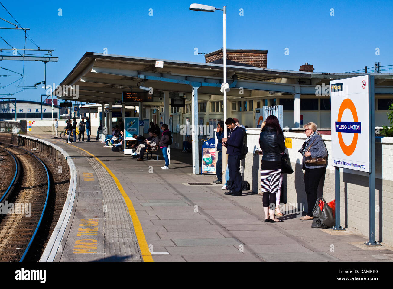 Willesden junction railway station Stock Photo Alamy