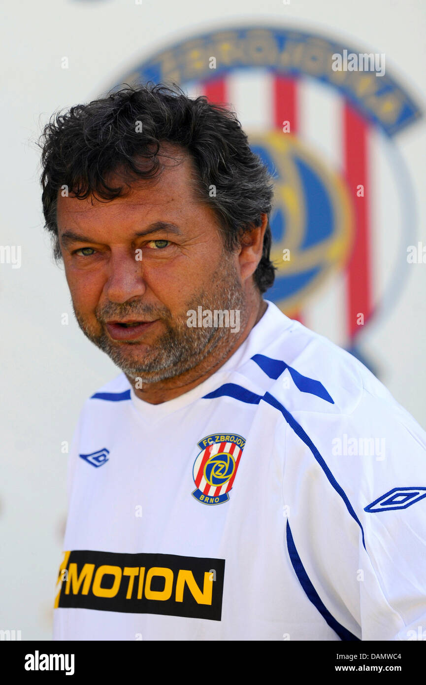 Zbrojovka Brno, Czech soccer league team, season 2013/2014.  Ludek Grmela, coach. (CTK Photo/Vaclav Salek) Stock Photo