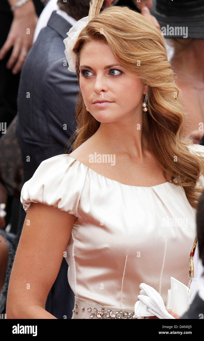 Swedish Princess Madeleine Leave After The Religious Wedding Of