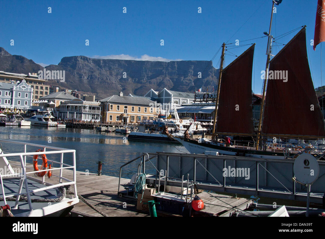 cape town and table mountain, south africa Stock Photo