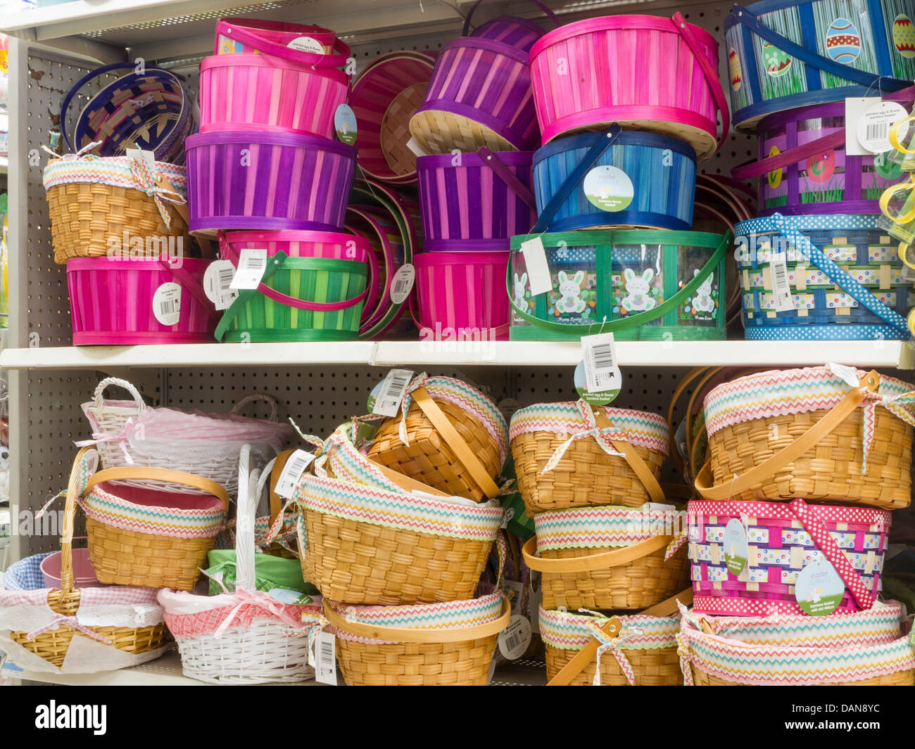 Traditional Easter Decorations Display, Kmart, NYC, USA Stock Photo Alamy
