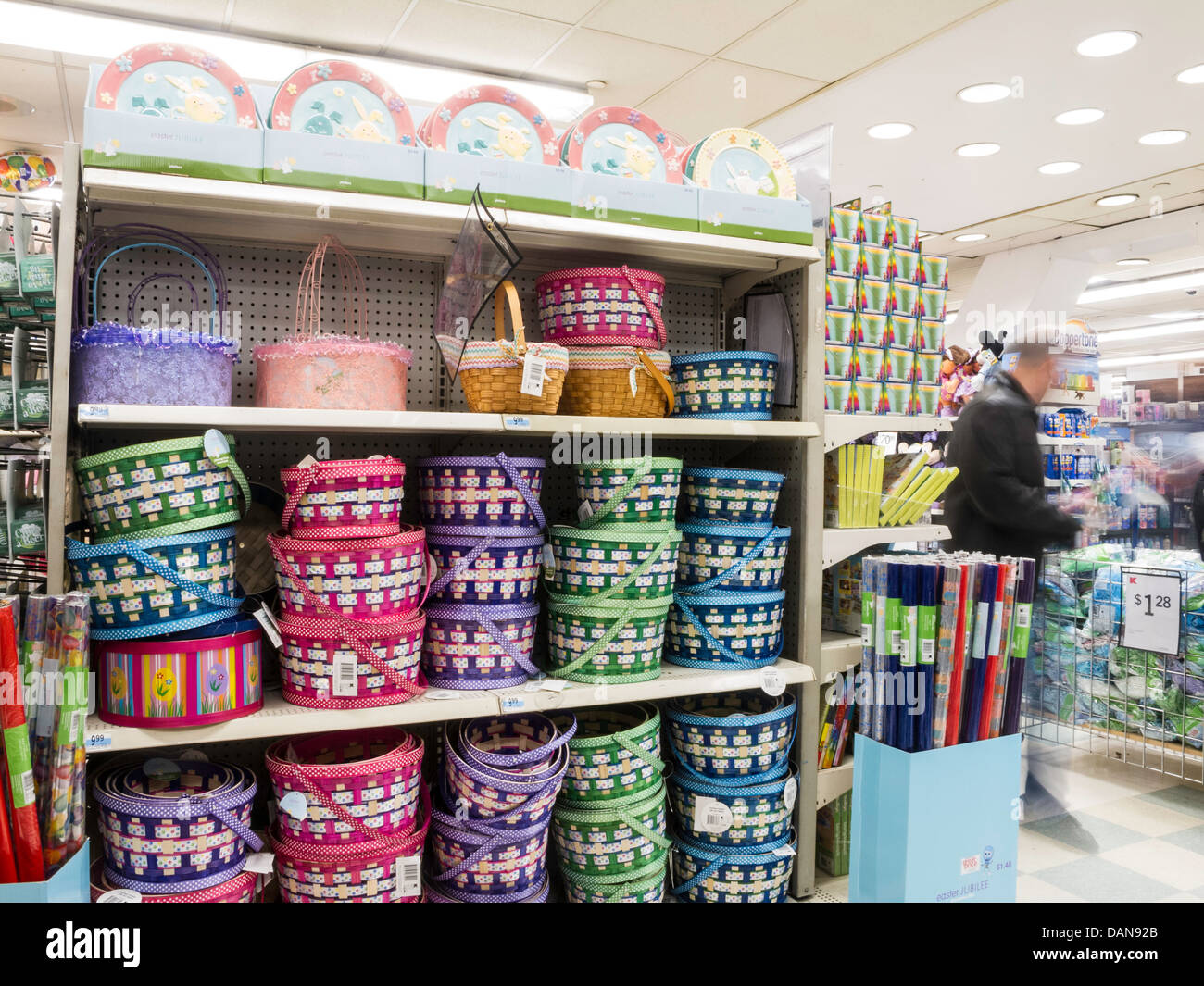 Traditional Easter Decorations Display, Kmart, NYC Stock Photo - Alamy