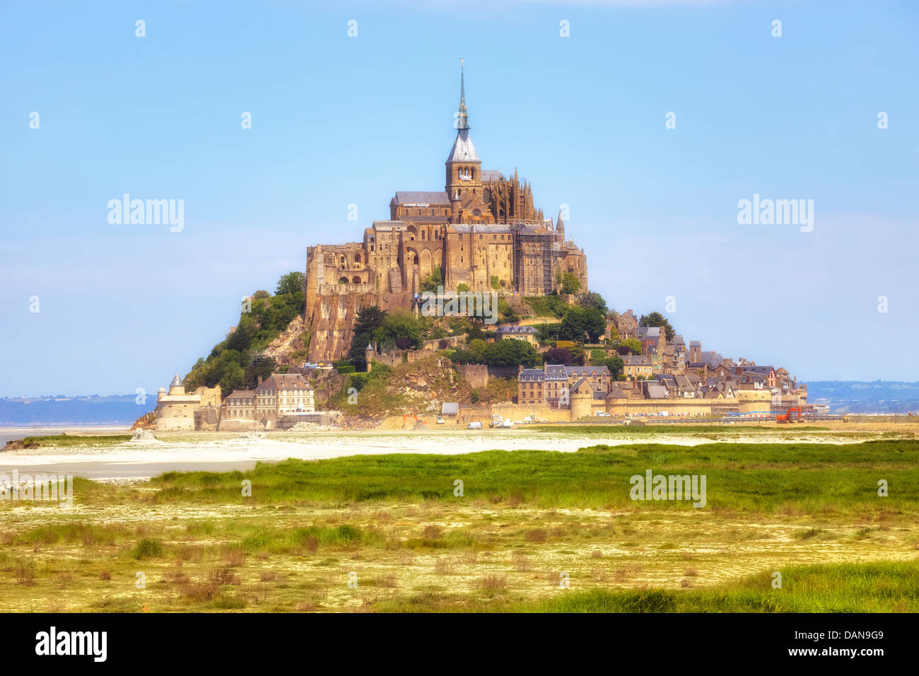 Le Mont-Saint-Michel, Avrachnes, Normandy, France Stock Photo