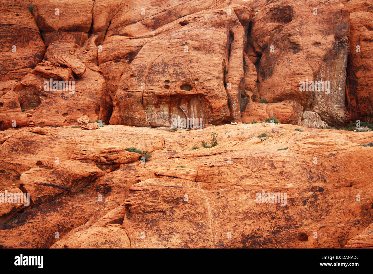 Red Rock Canyon Detail Stock Photo Alamy