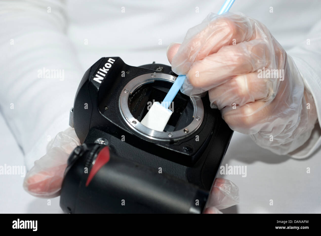 DSLR Camera Digital Sensor Cleaning Swab Dust Stock Photo Alamy