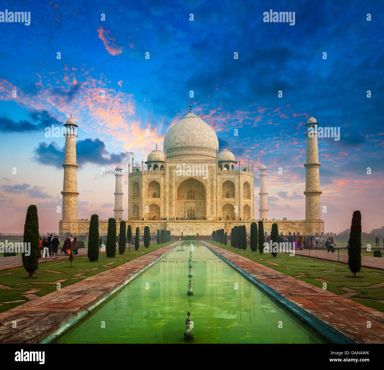 Taj Mahal On Sunrise Sunset Indian Symbol India Travel Background Taj Mahal On Sunrise Sunset Indian Symbol India Travel Background